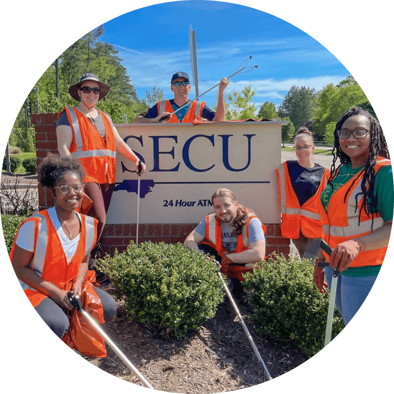 Group of people volunteering