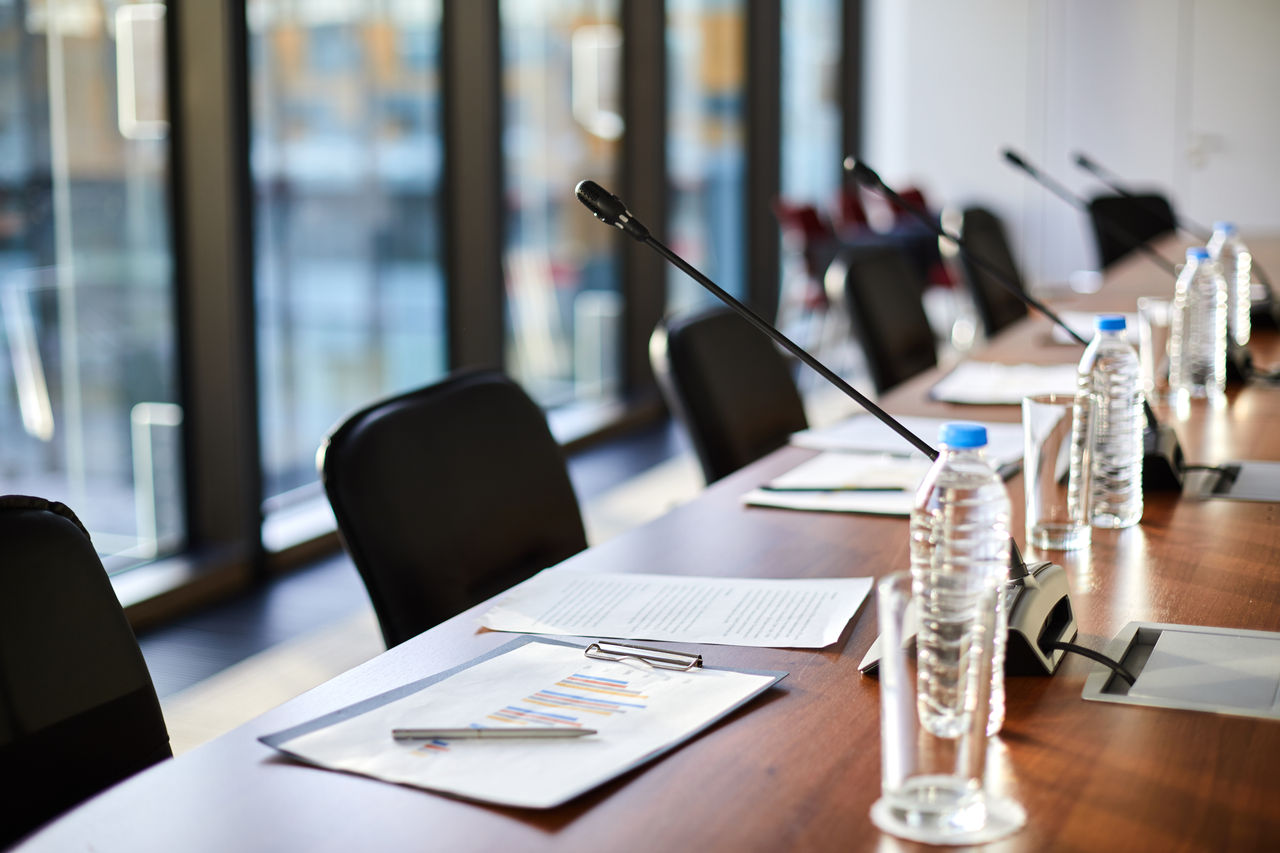 meeting room with chairs