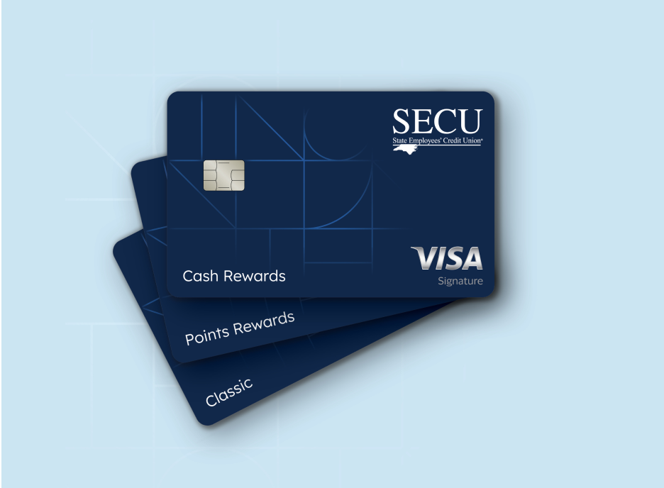 Group of 3 Credit Cards