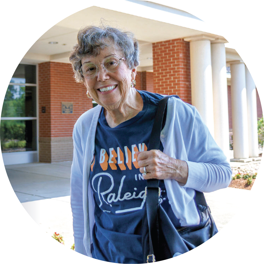 Member in front of Branch