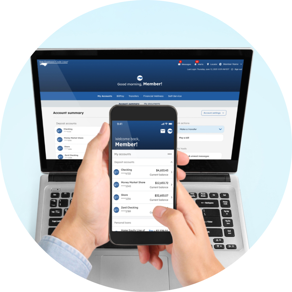 New member access screens